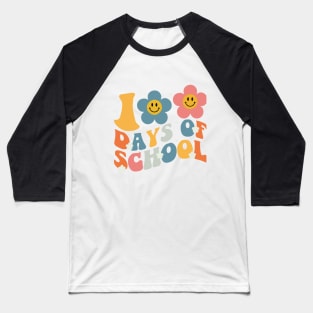 Happy 100 Days Of School Baseball T-Shirt